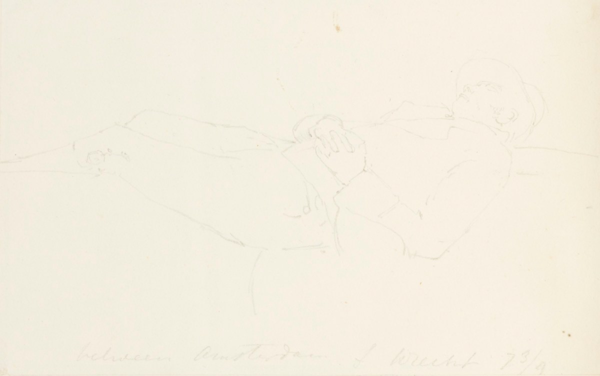 Sir Augustus Wall Callcott RA, A man reclining