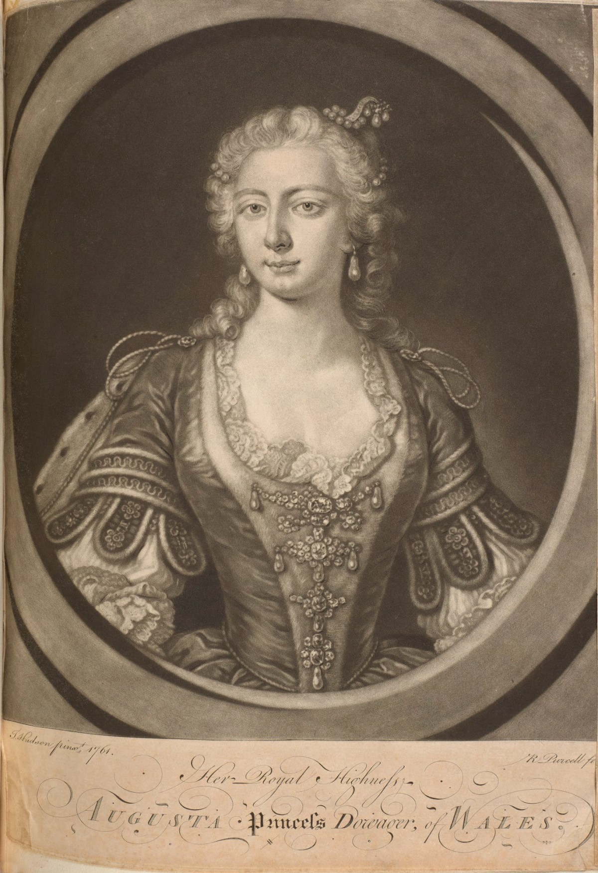 Thomas Hudson, Augusta, princess of Wales