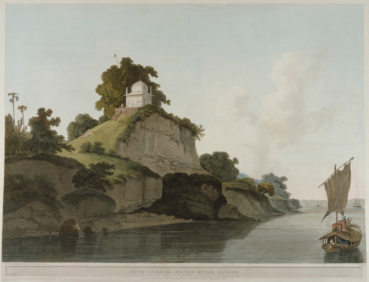 Thomas Daniell RA, Near Currah, on the River Ganges