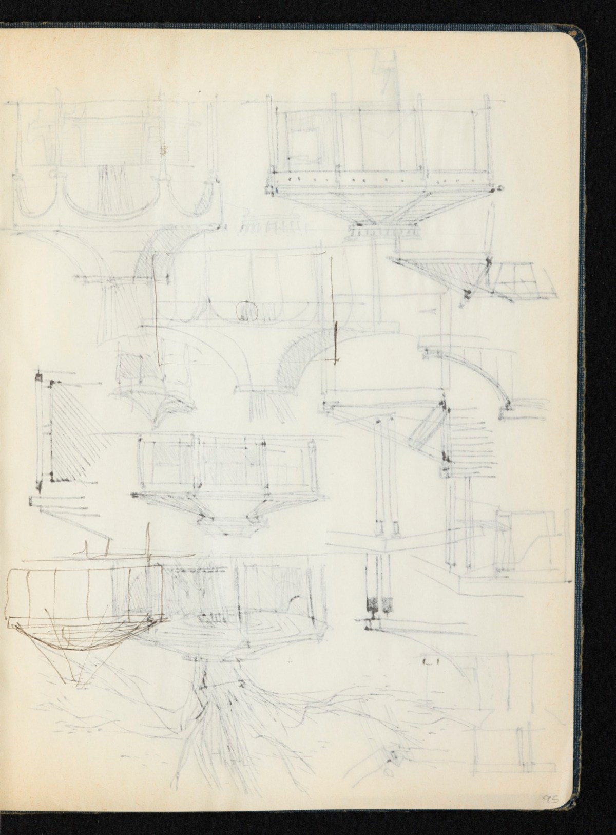 Sir Hugh Casson PRA, Britannia and Glyndebourne sketchbook