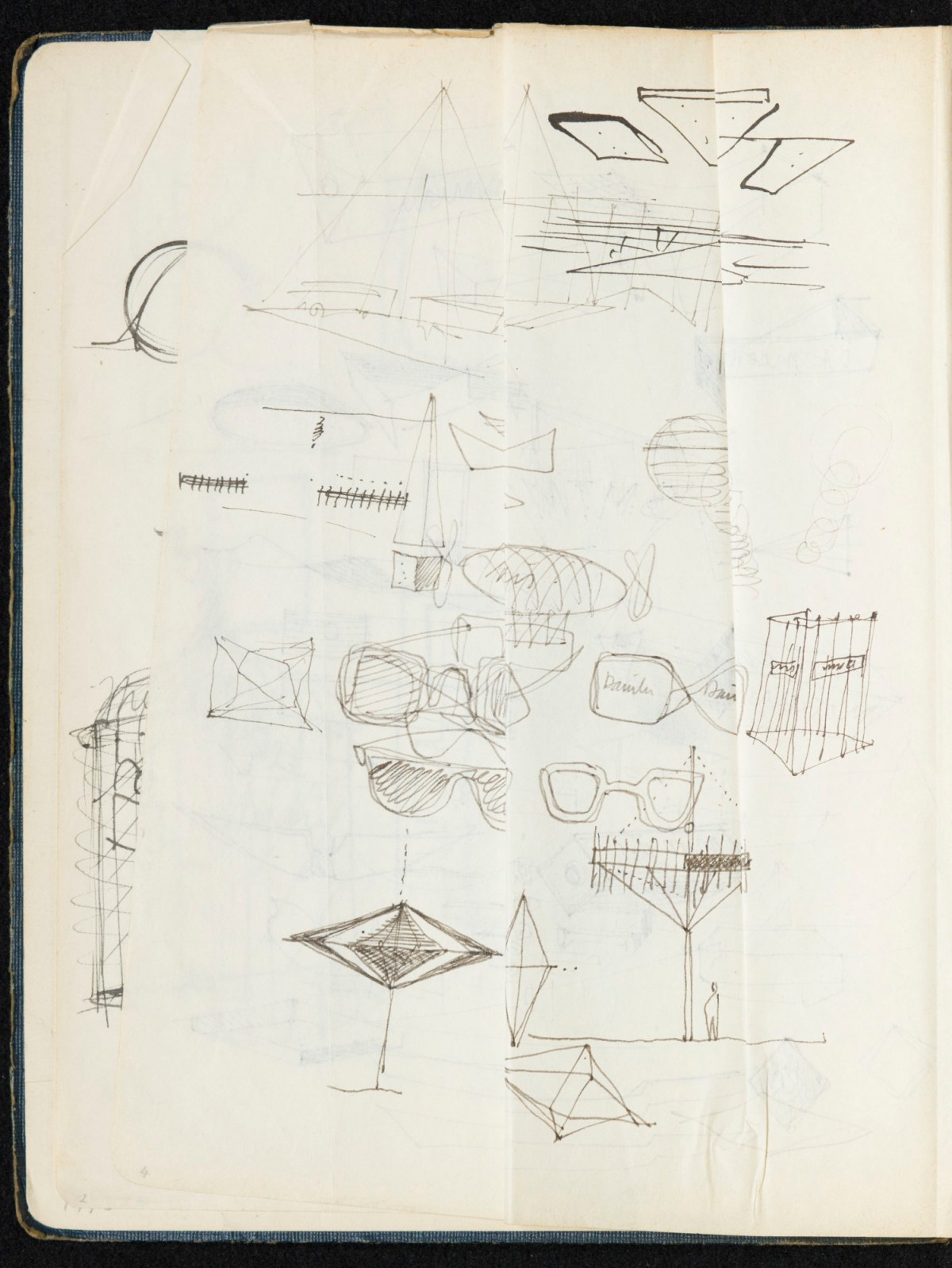 Sir Hugh Casson PRA, Britannia and Glyndebourne sketchbook
