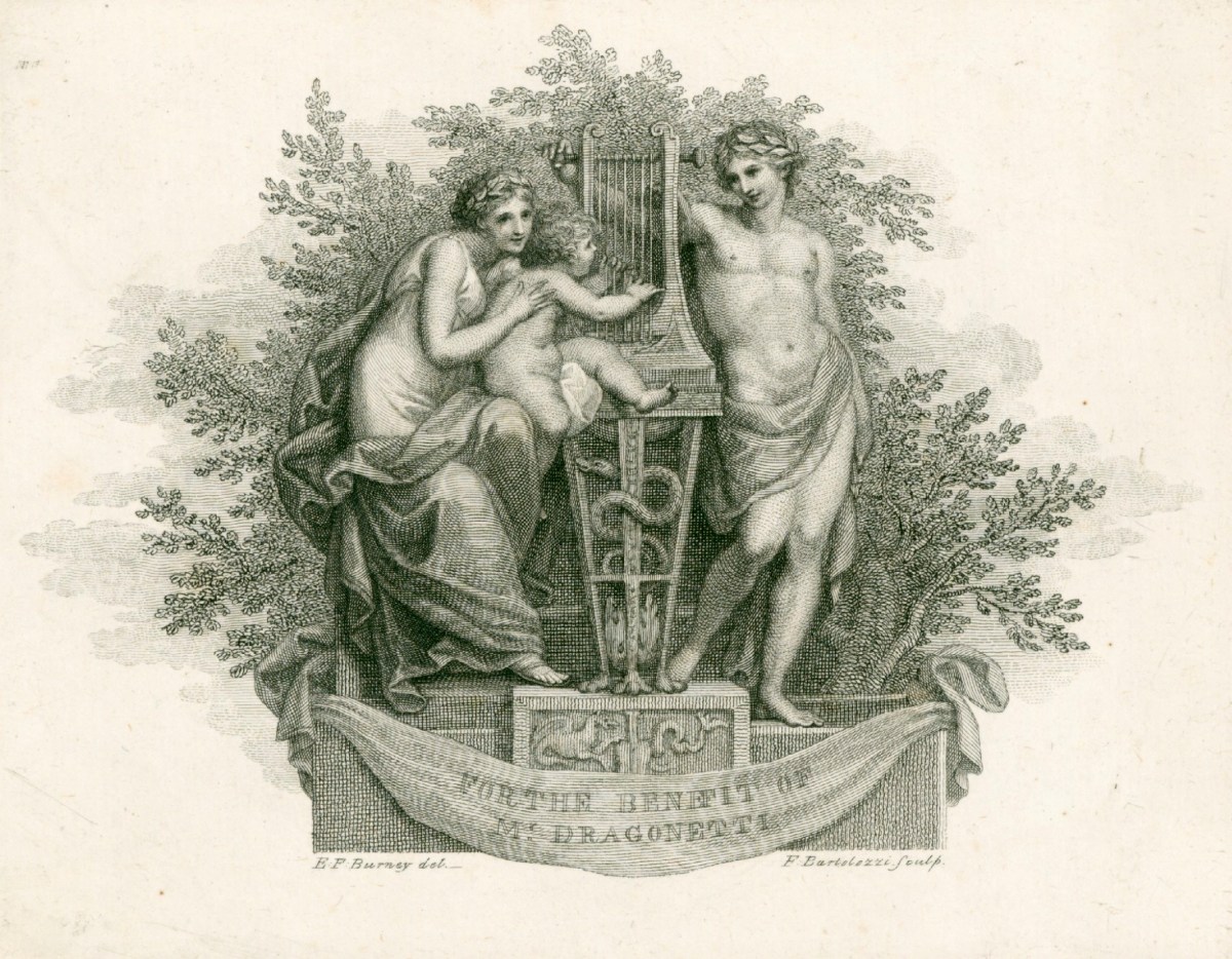 Francesco Bartolozzi RA, Dragonetti concert ticket