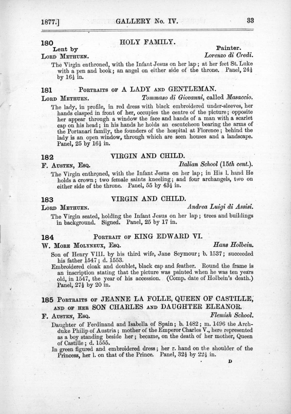 Page 33 of 1877 - Old Masters and deceased masters of the British School