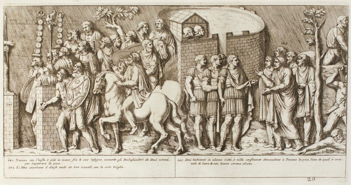 Plate 20 Emperor Trajan Receiving The Dacian Envoy Works Of Art Ra Collection Royal Academy Of Arts