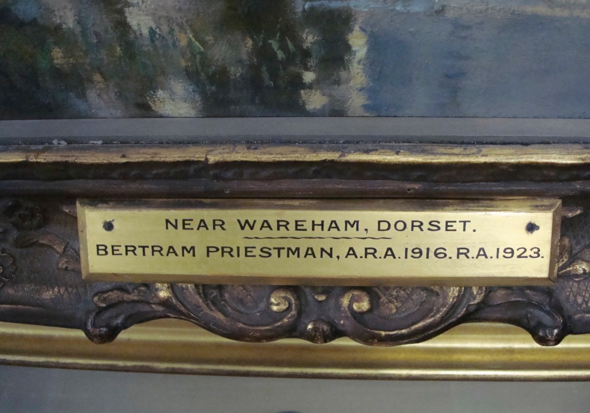 Unknown, Frame for Bertram Priestman RA 'Near Wareham, Dorset'