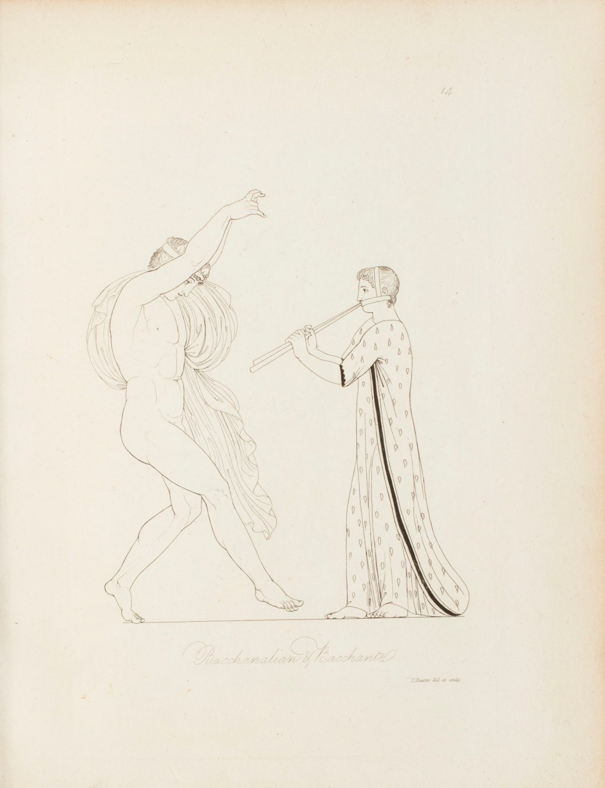 Thomas Baxter, Bacchanalian and Bacchante