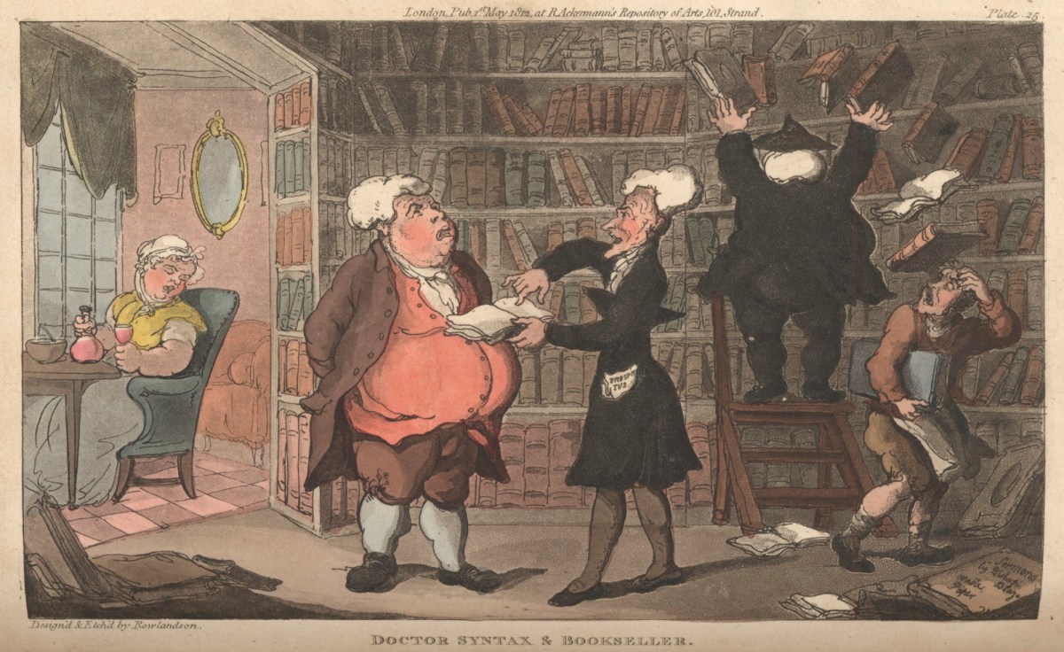 Thomas Rowlandson, Doctor Syntax & bookseller