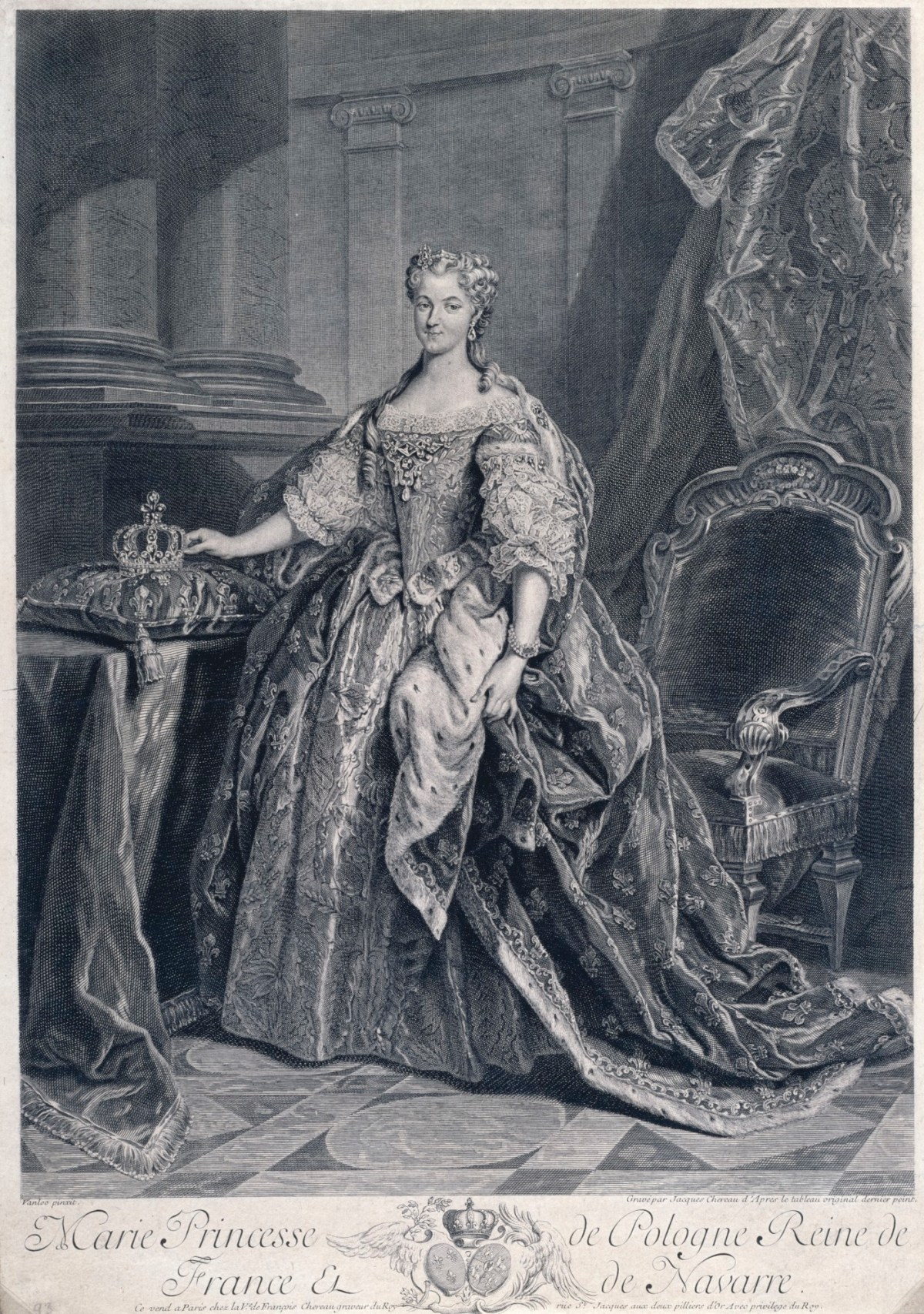 Portrait Of Marie Leczinska Queen Of France Works Of Art Ra Collection Royal Academy Of Arts