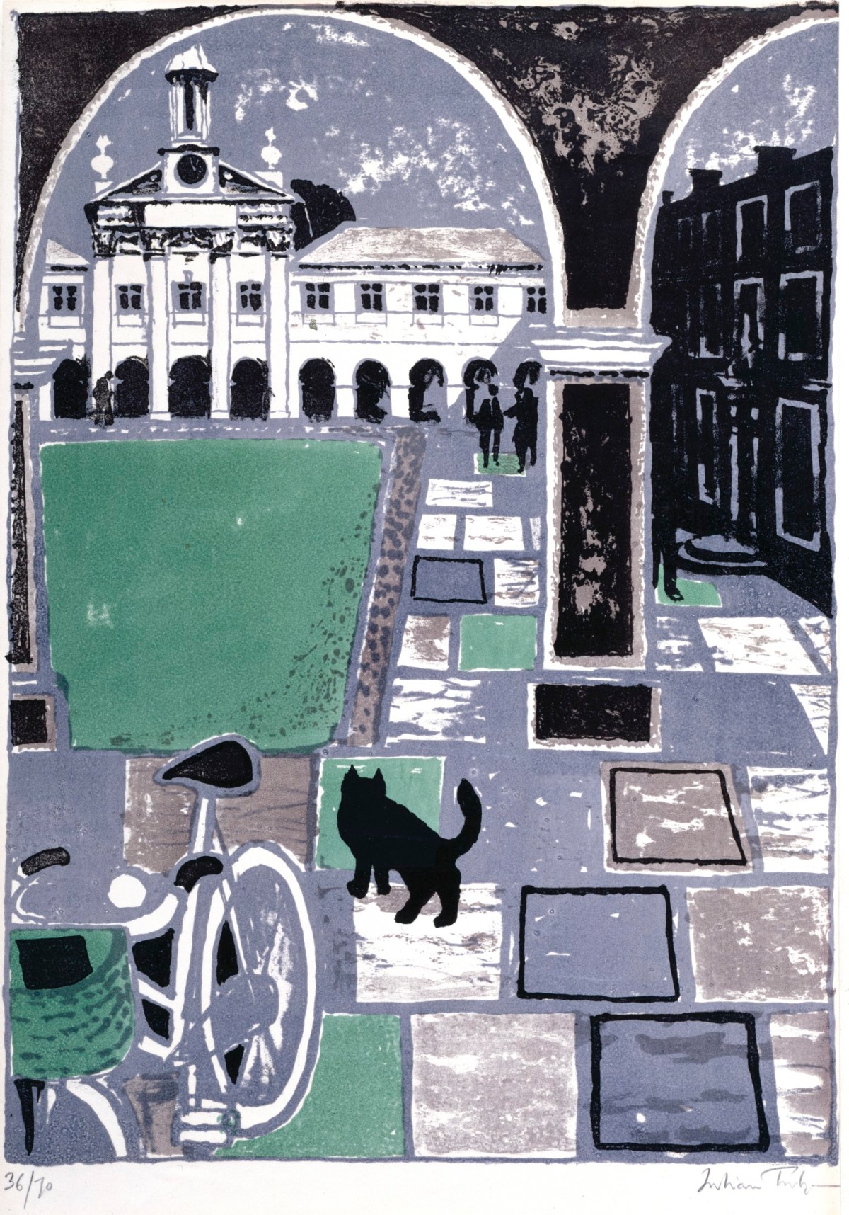 Julian Trevelyan RA, Emmanuel College