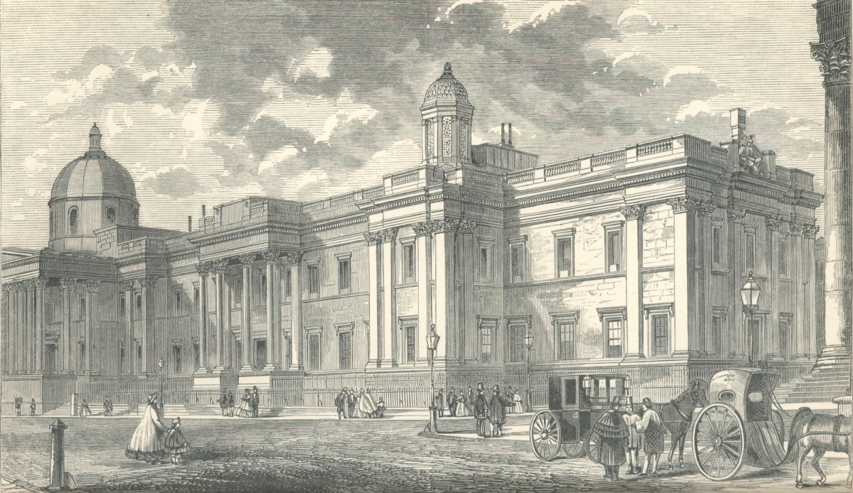 Edmund Evans, The Royal Academy, Trafalgar Square, 1862