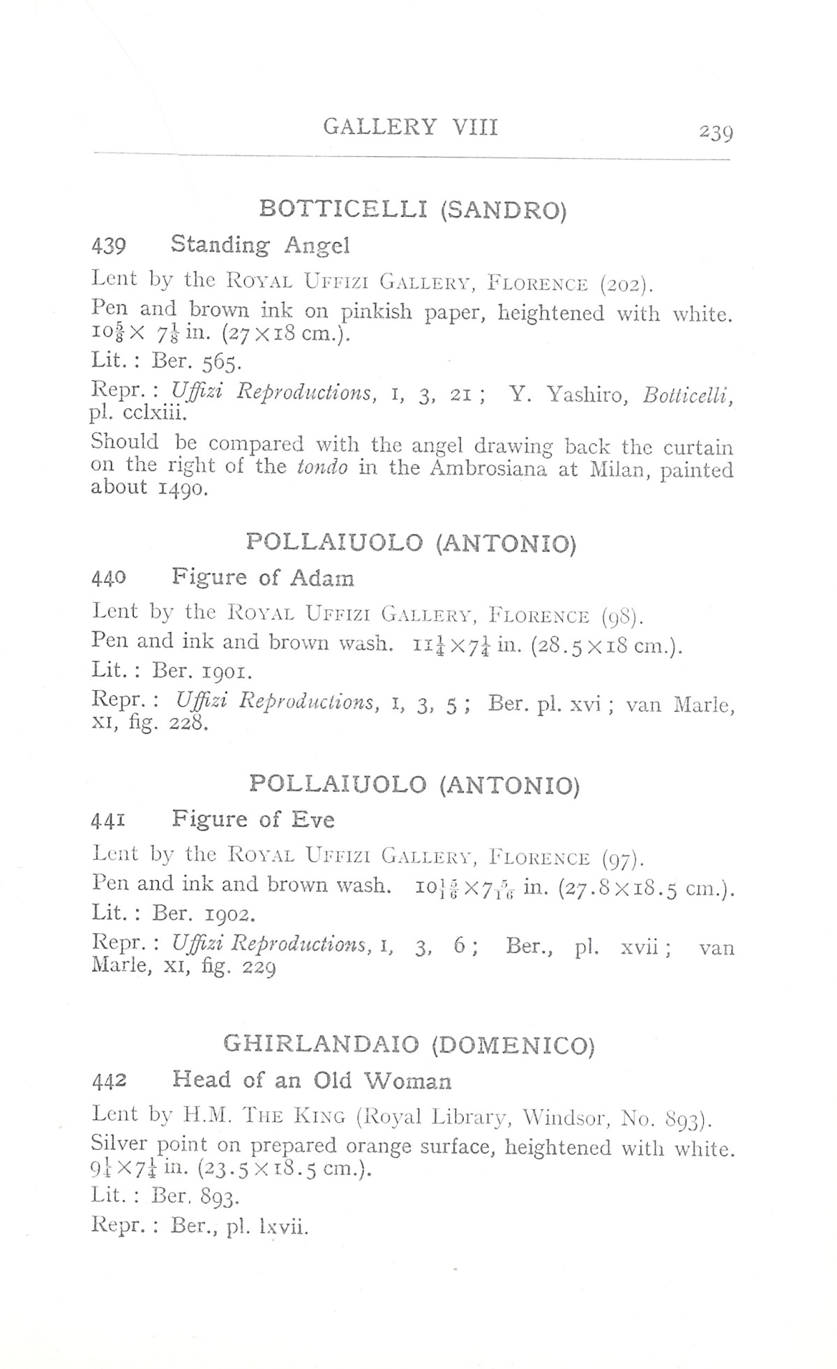 Page 243 of 1930 - Exhibition of Italian Art 1200-1900