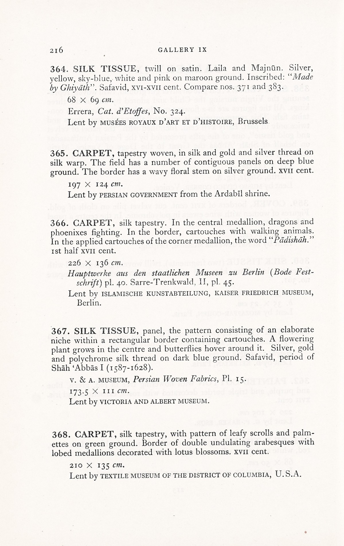 Page 244 of 1931 - International Exhibition of Persian Art