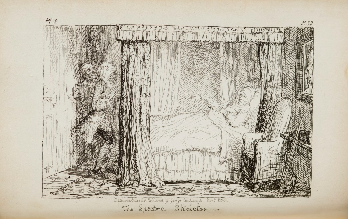 George Cruikshank, The Spectre Skeleton