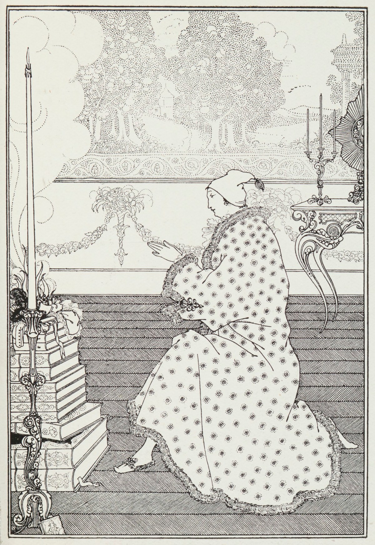 Aubrey Beardsley, The Baron's Prayer