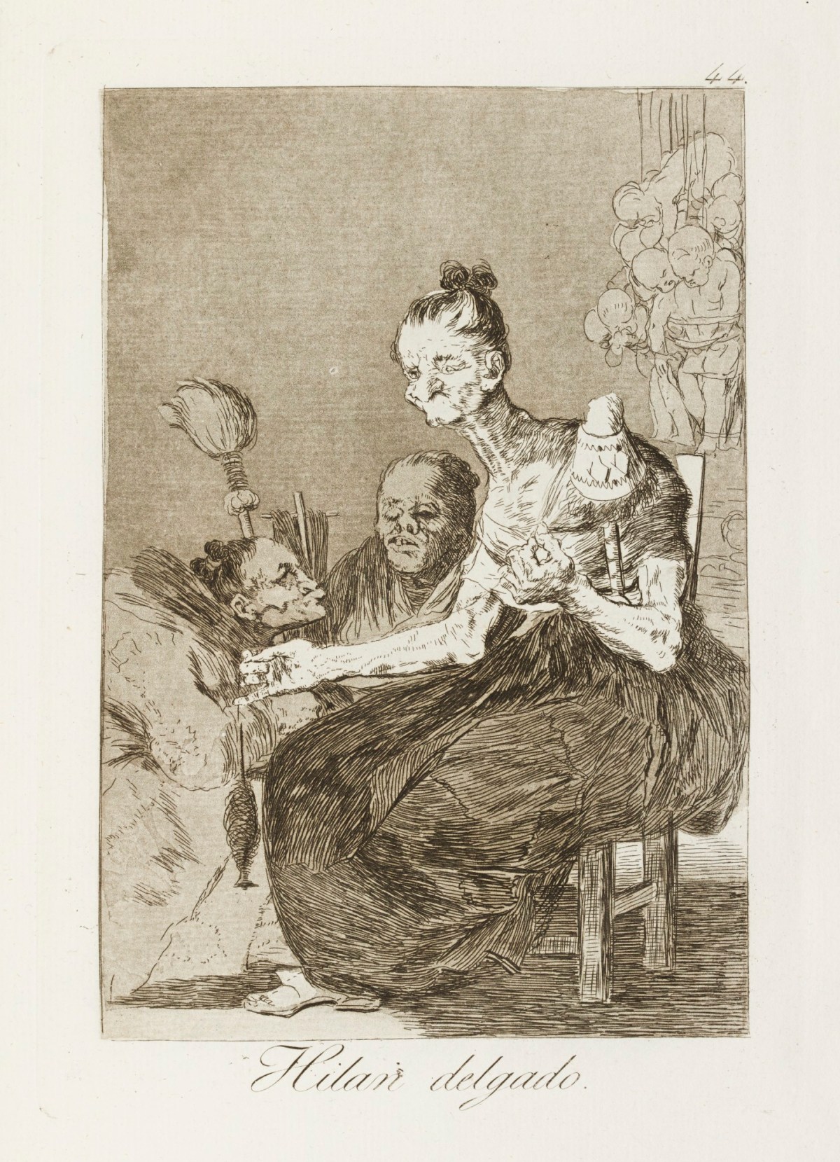 Francisco Goya, 'Hilan delgado.'