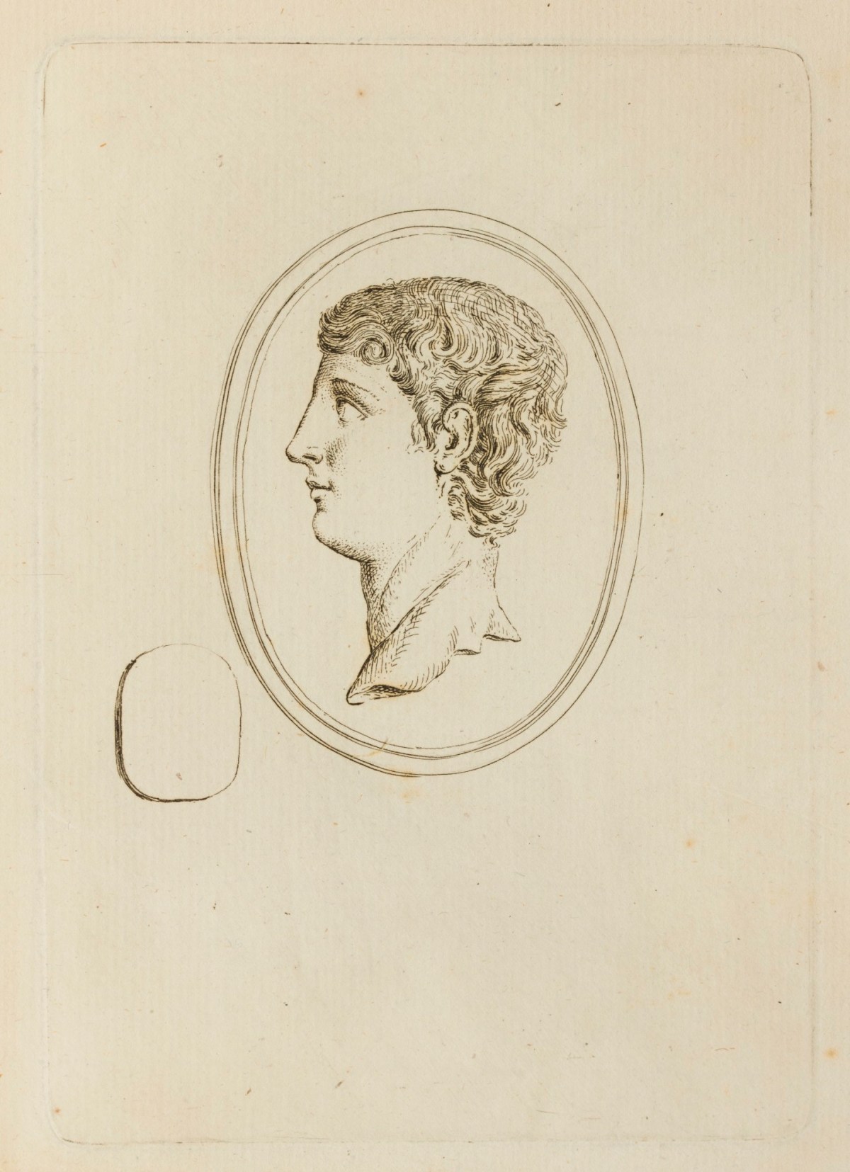 Claude Du Bosc, Male head in profile