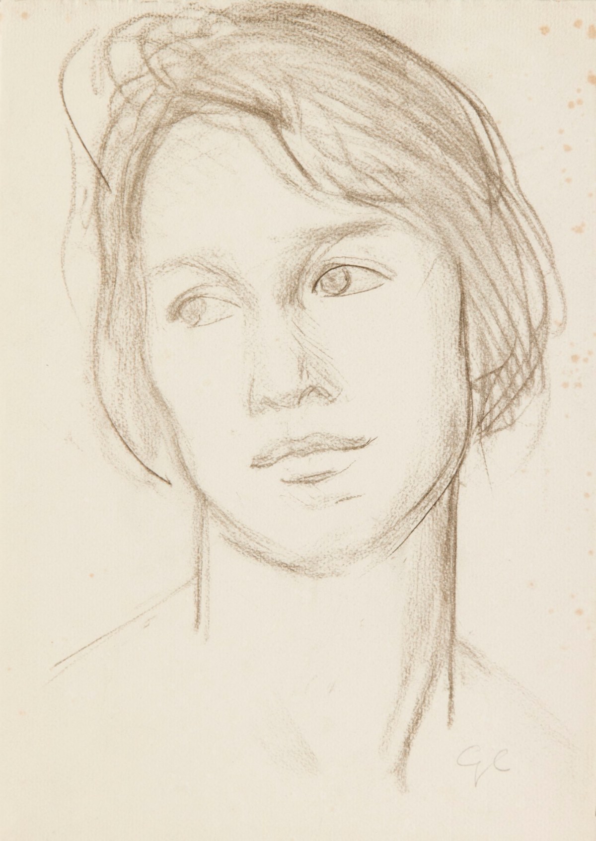 Sketch of a female head | Works of Art | RA Collection | Royal Academy ...