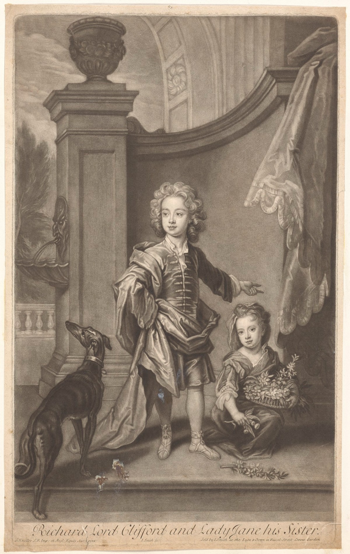 Sir Godfrey Kneller Bt., Lady Jane Boyle and Richard Boyle, third earl of Burlington as children