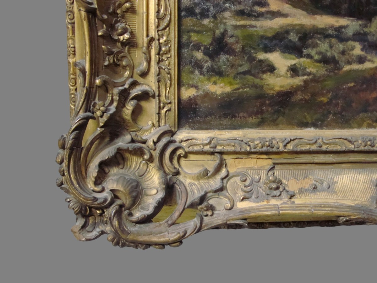 Unknown, Frame for Sir Herbert Hughes-Stanton RA 'Evening: Equihen, Pas de Calais'