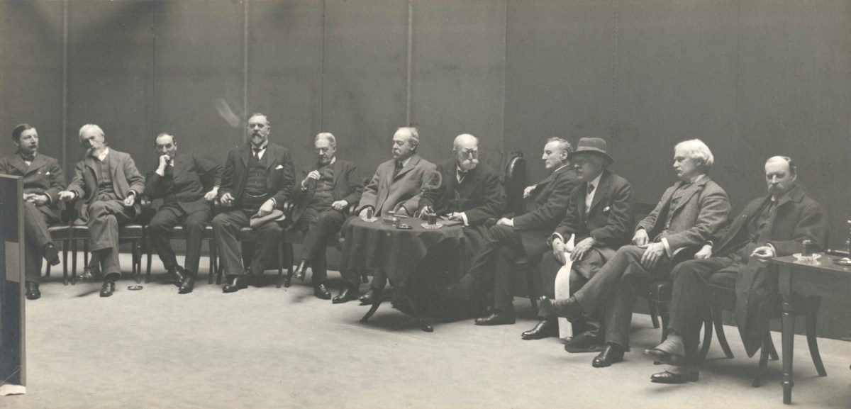 William H. Grove, C.H. Boulton, Monotone photograph of the Selection Committee, April 1914.