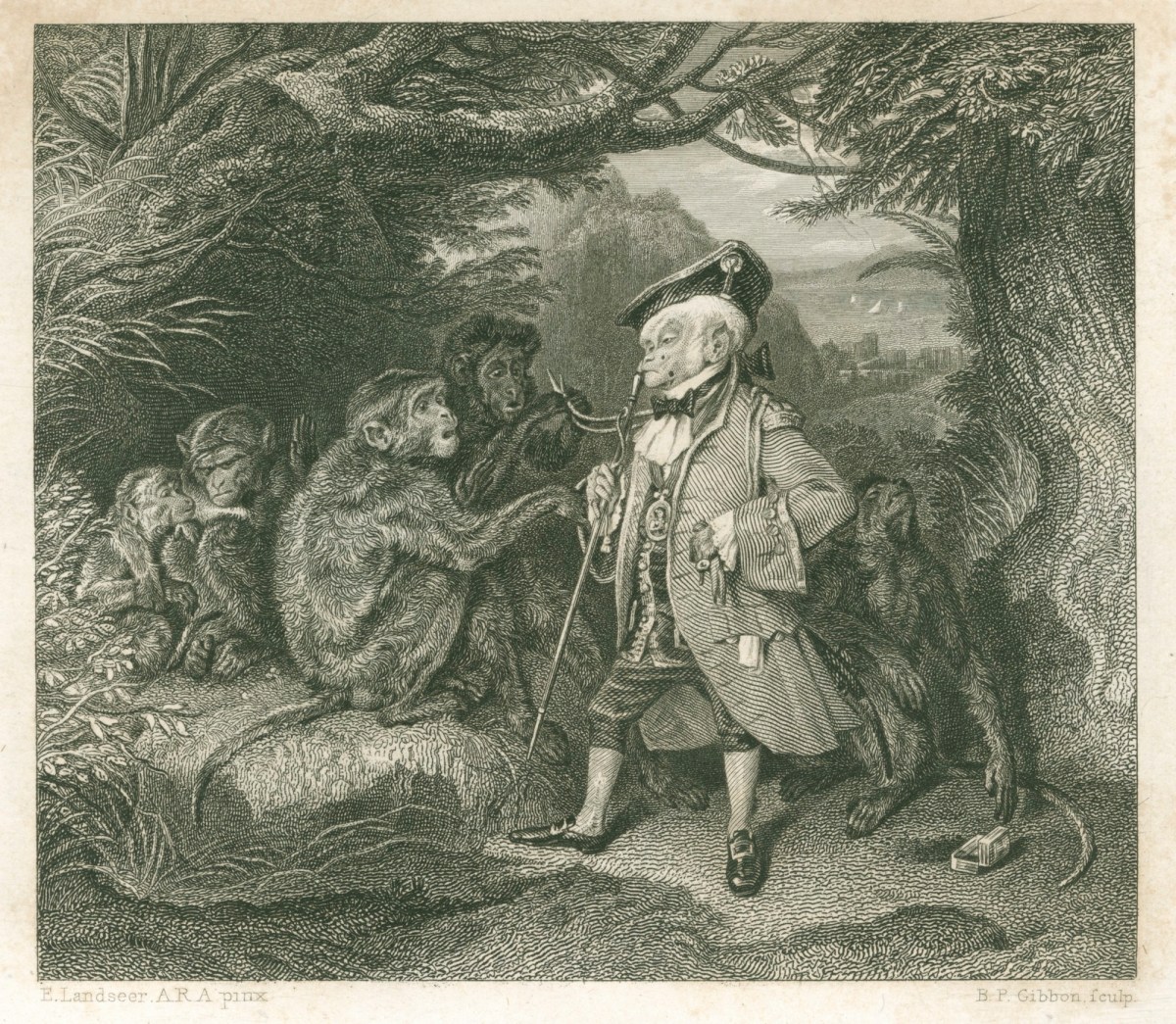 Sir Edwin Landseer RA, The Travelled Monkey