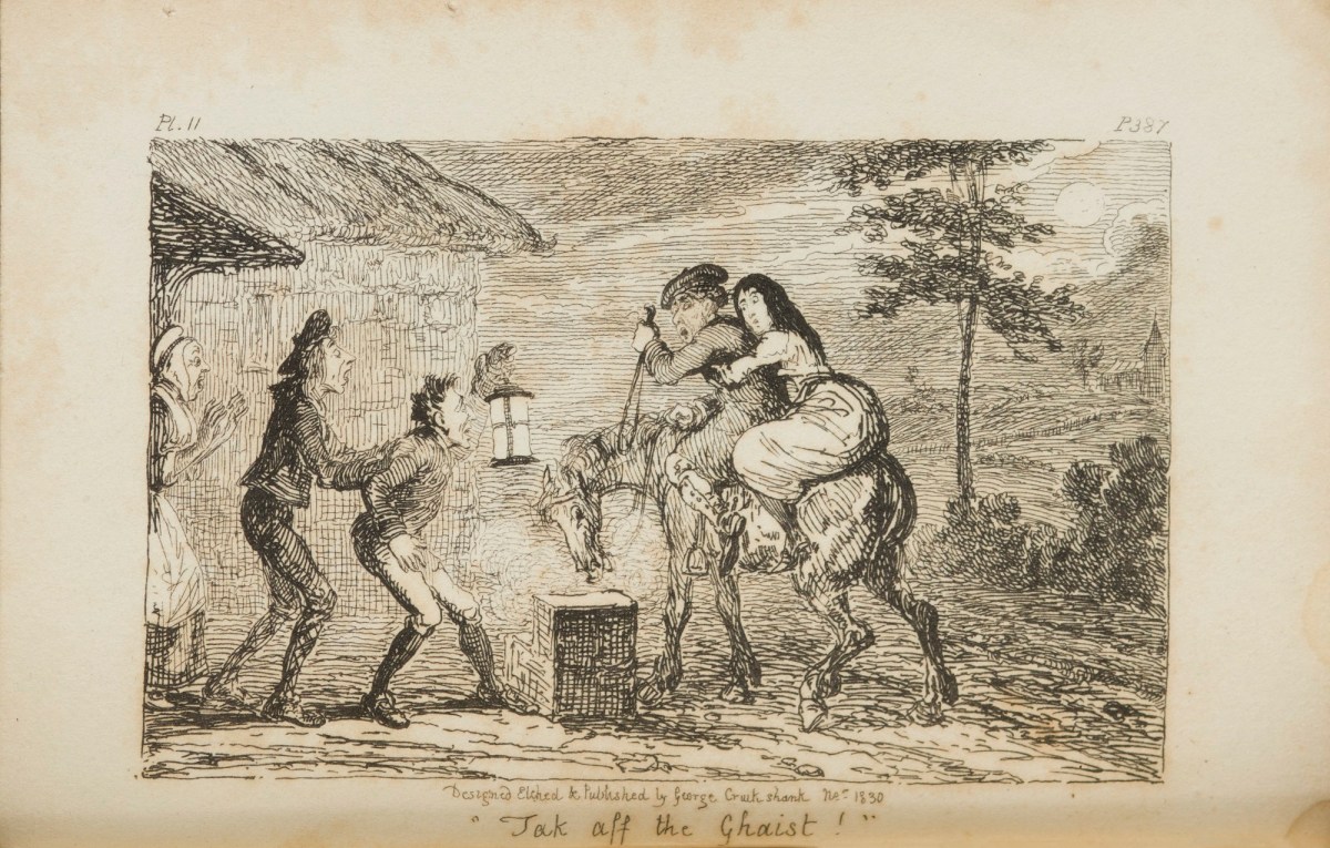 George Cruikshank, "Tak aff the Ghaist!"