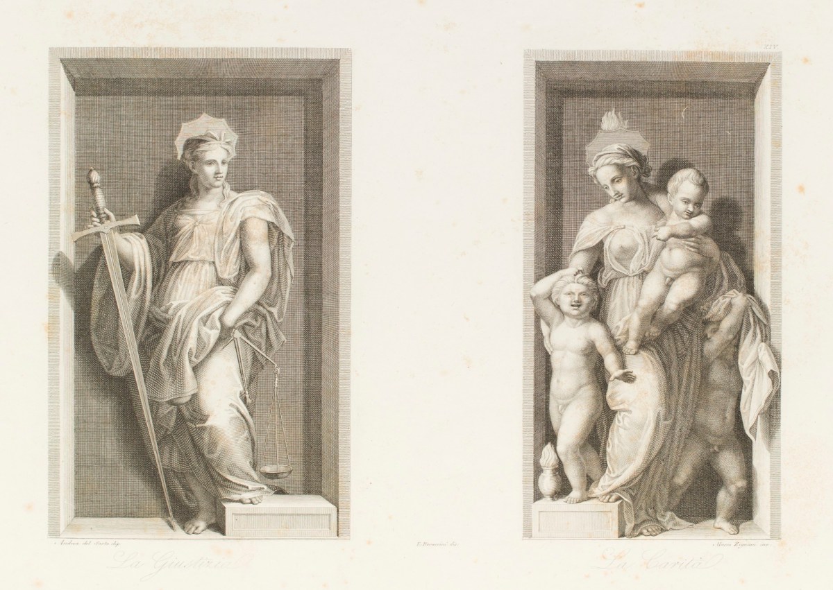 Andrea del Sarto, Justice and Charity.