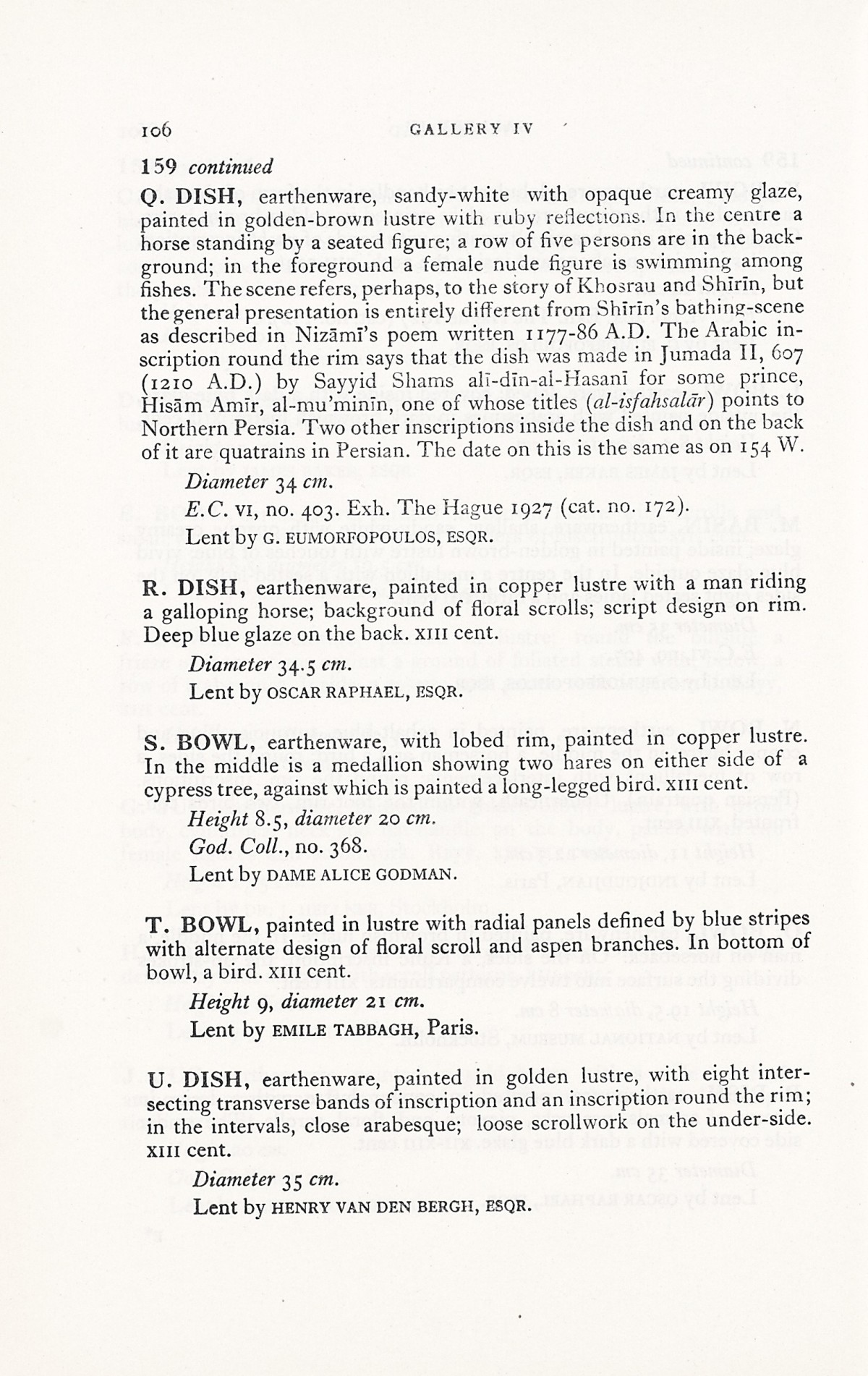 Page 134 of 1931 - International Exhibition of Persian Art