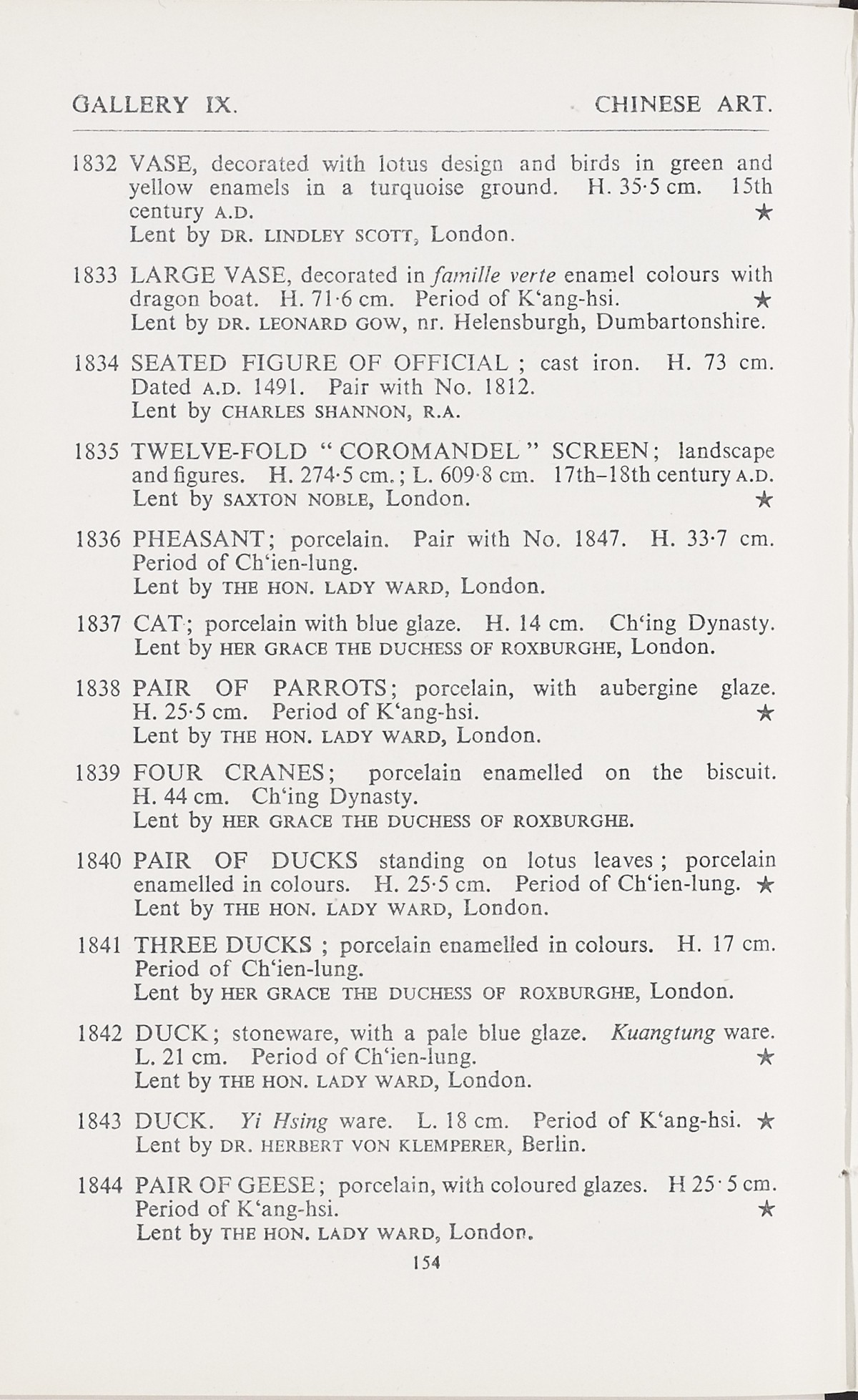 Page 182 of 1935-36 - International Exhibition of Chinese Art