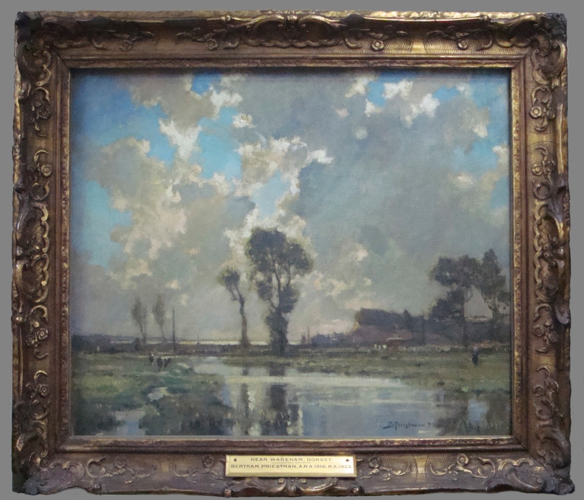 Unknown, Frame for Bertram Priestman RA 'Near Wareham, Dorset'