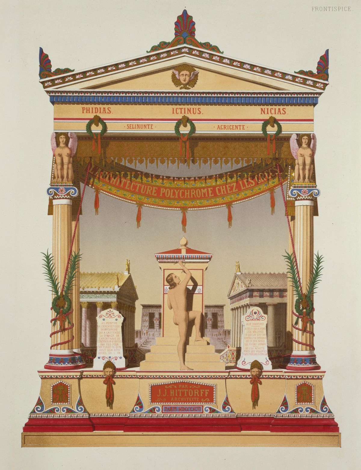Jakob Ignaz Hittorff, L'Architecture Polychrome chez les Grecs