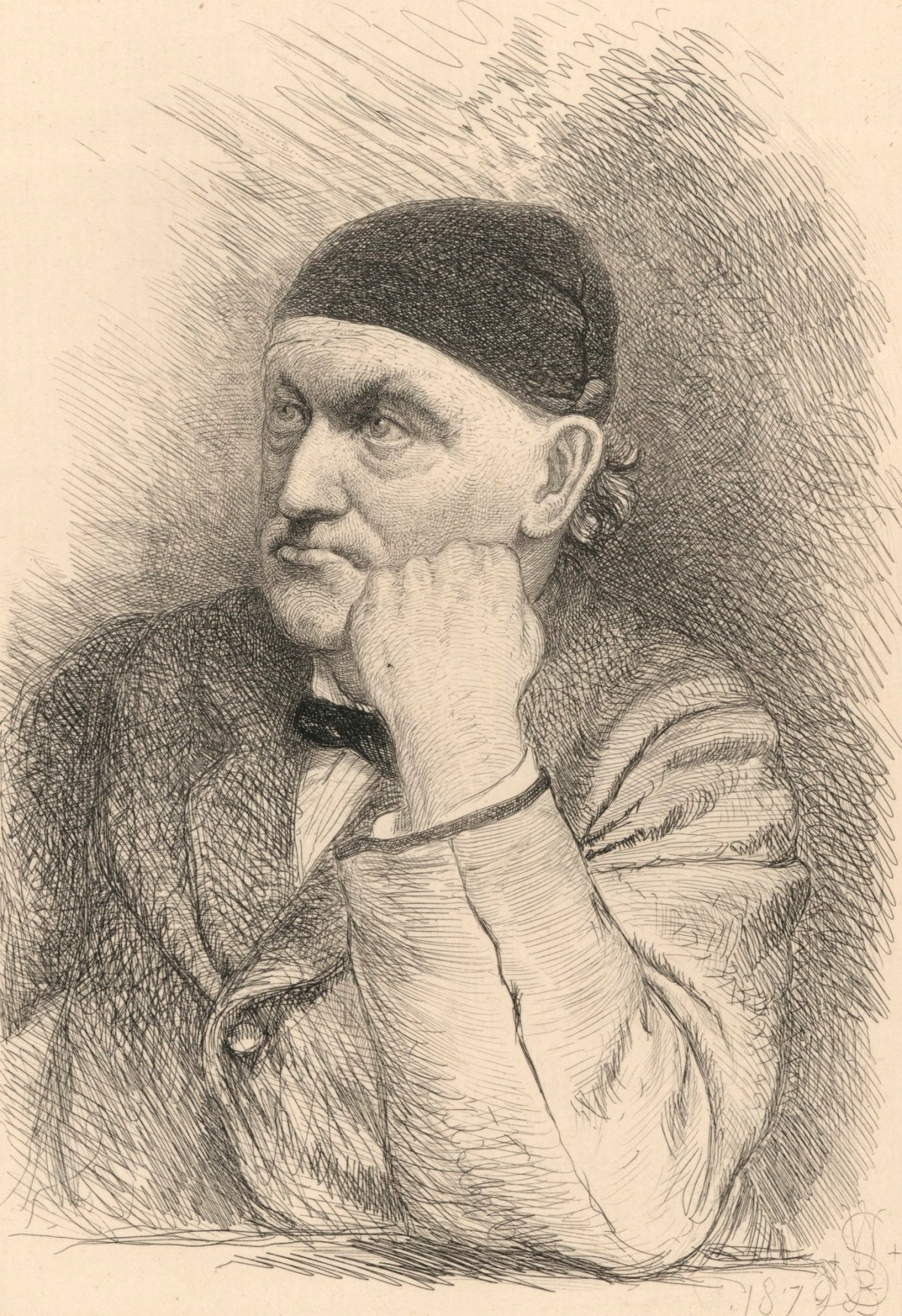 William Bell Scott, Self portrait