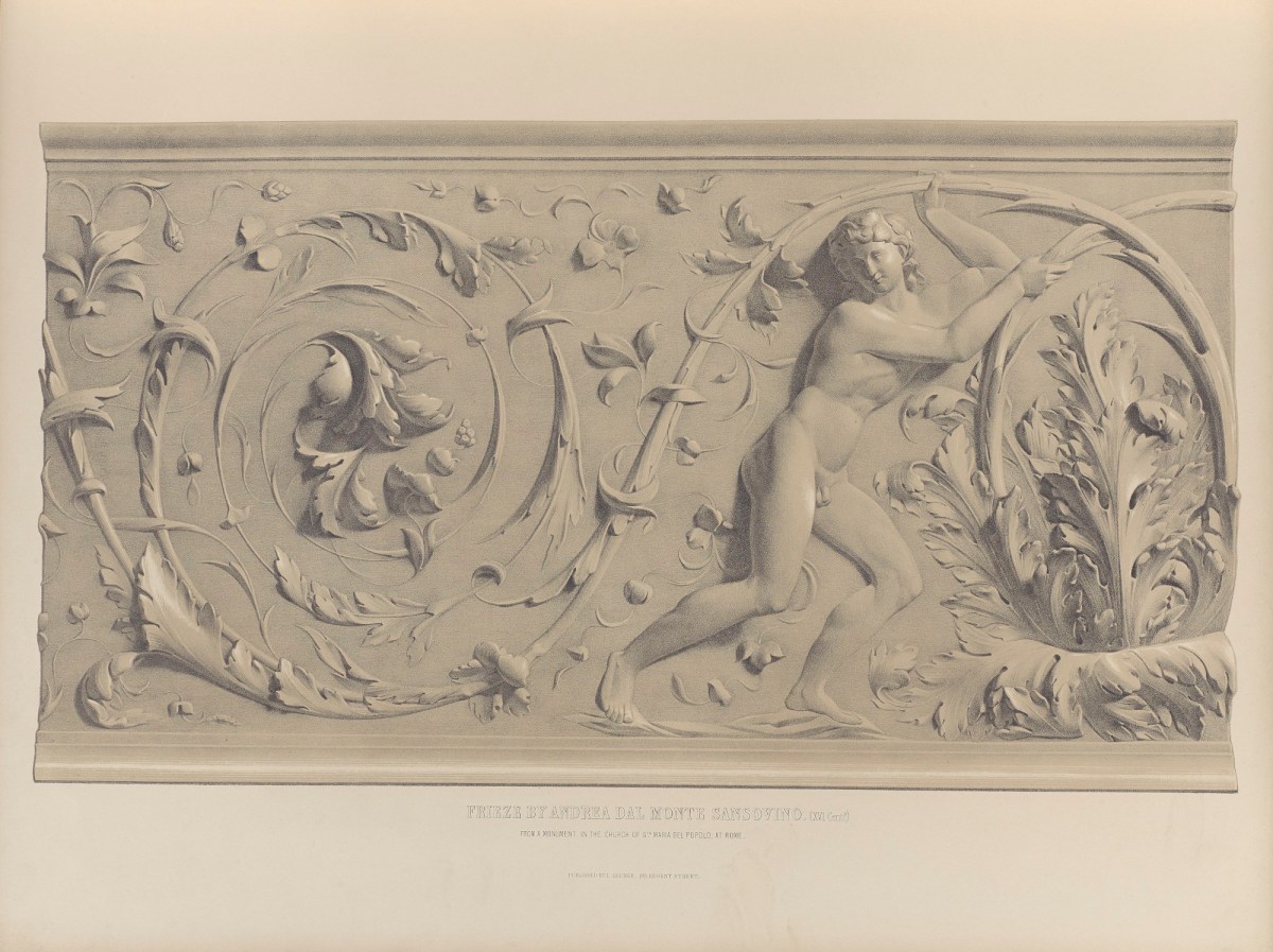 Ludwig Gruner, Frieze by Andrea dal Monte Sansovino