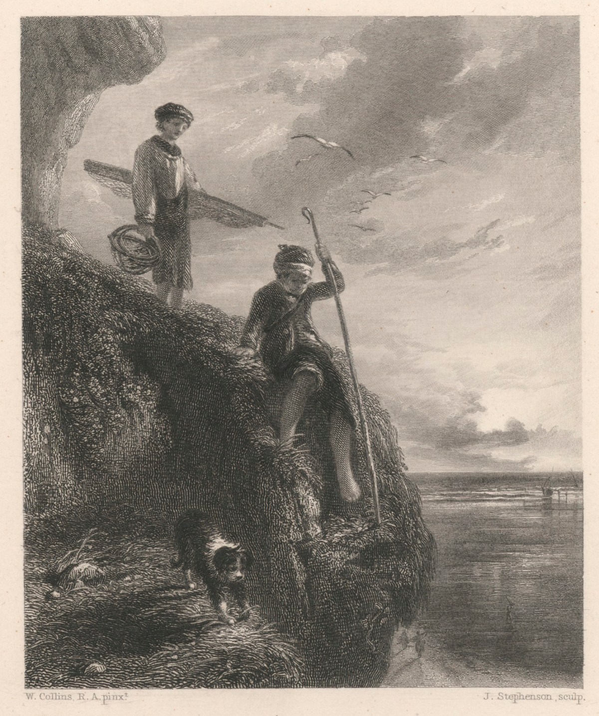 William Collins RA, The Haunts of the Sea Fowl