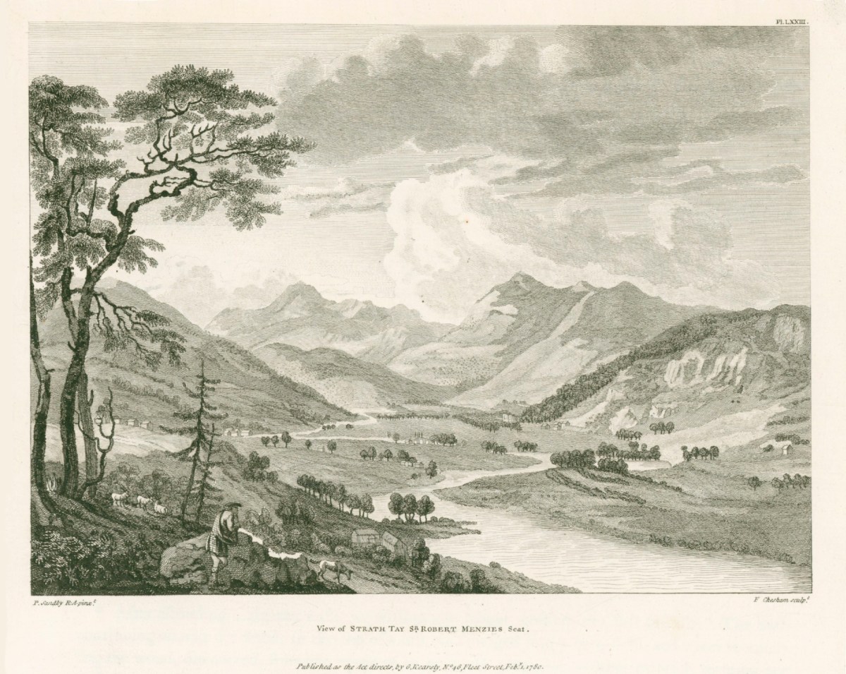 Paul Sandby RA, View of Strath Tay, Sir Robert Menzies Seat