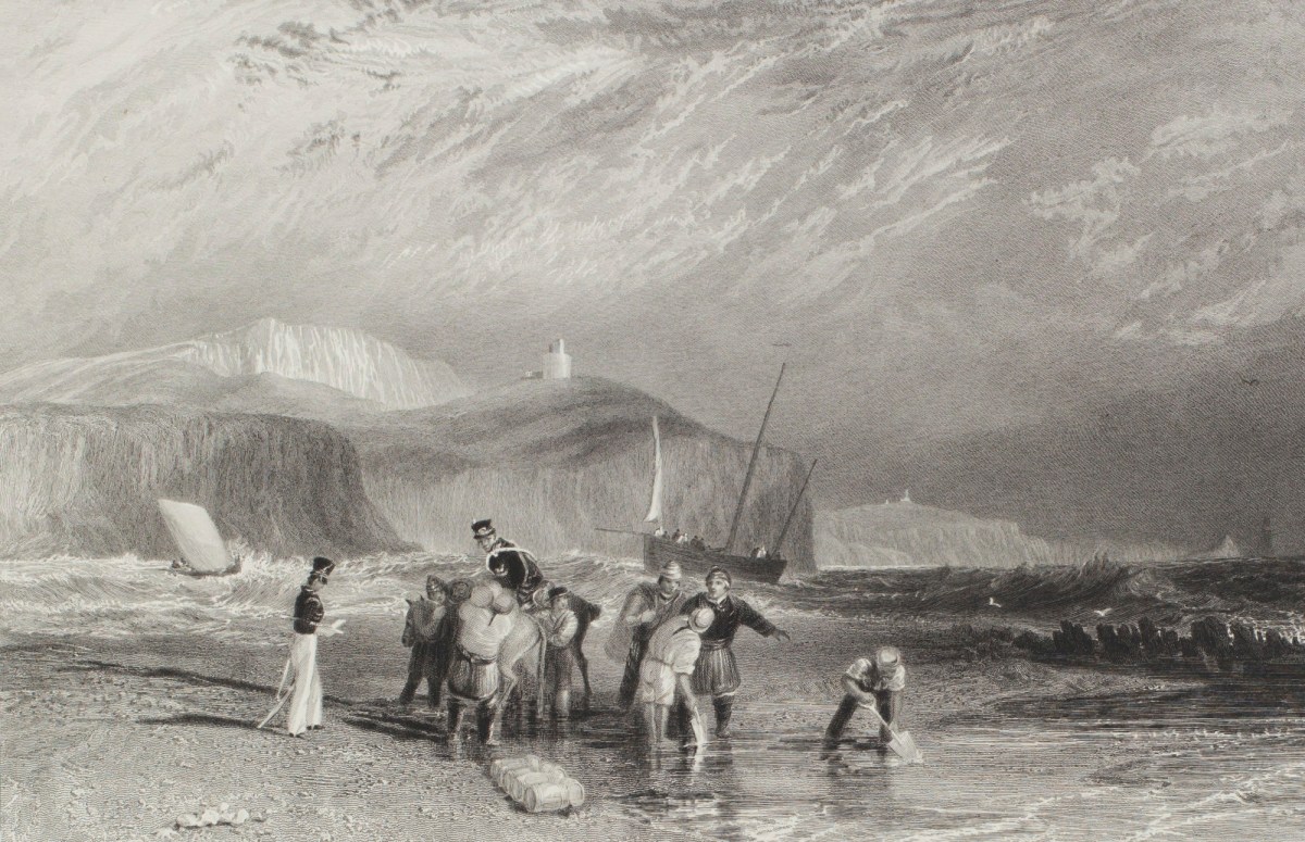 J.M.W. Turner RA, Folkestone Harbour and Coast to Dover