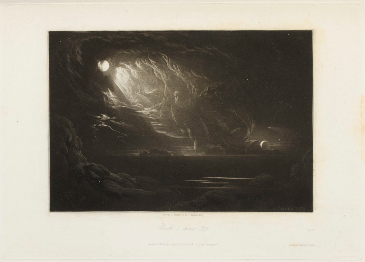 John Martin, The creation of light