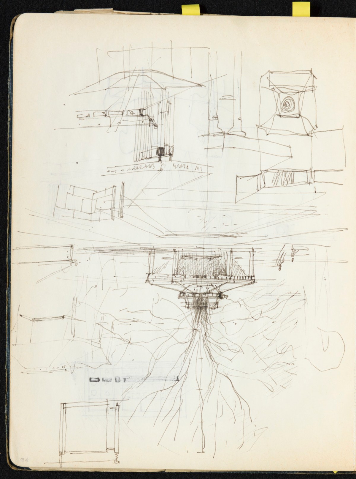 Sir Hugh Casson PRA, Britannia and Glyndebourne sketchbook