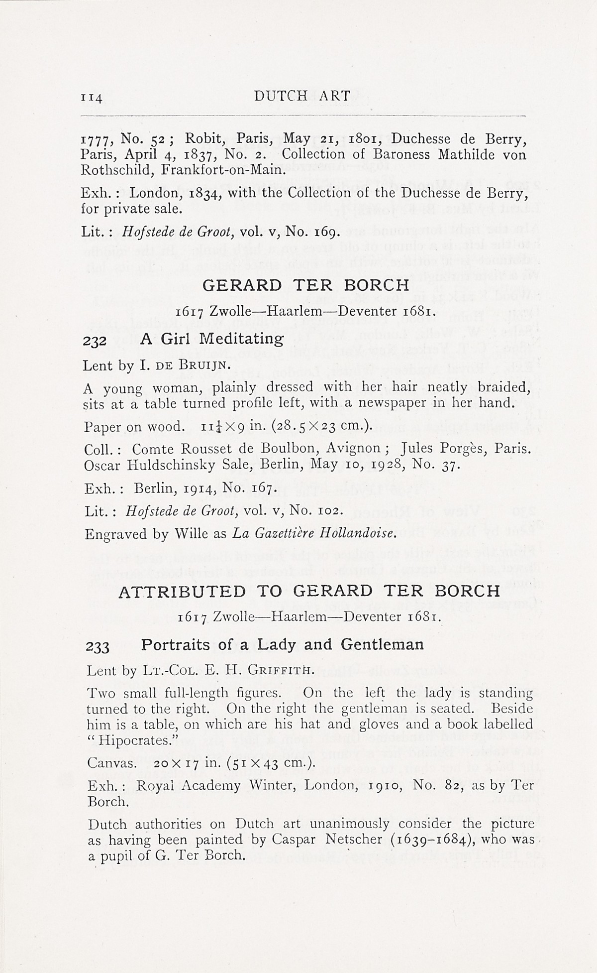 Page 118 of 1929 - Exhibition of Dutch Art 1450-1900