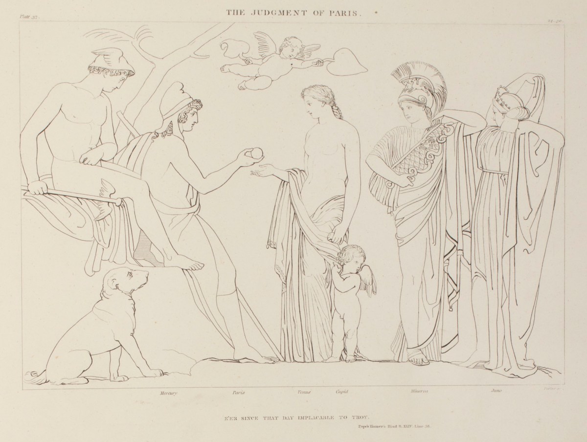 John Flaxman RA, The Judgement of Paris