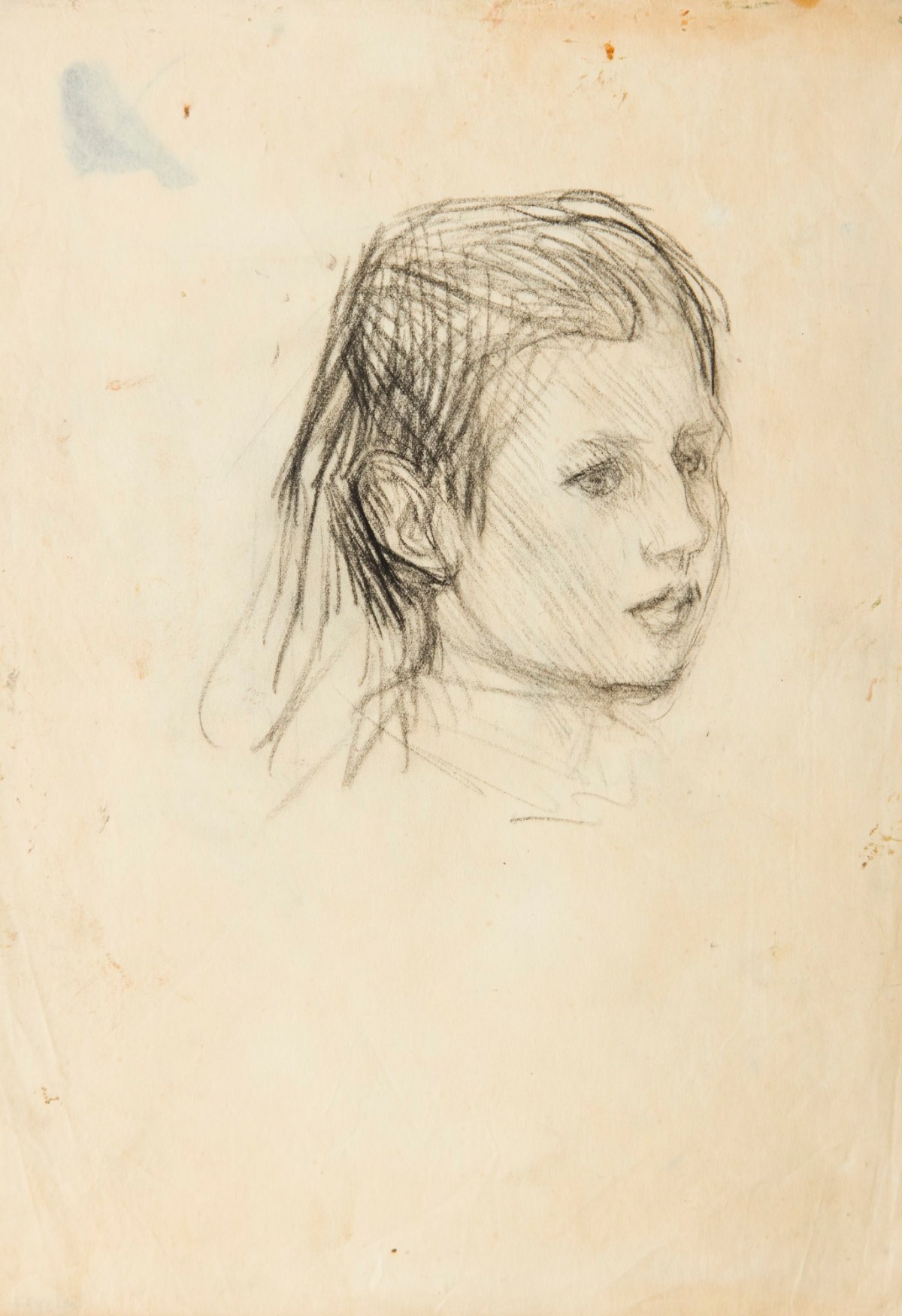 Sir George Clausen RA, Study of a girl's head