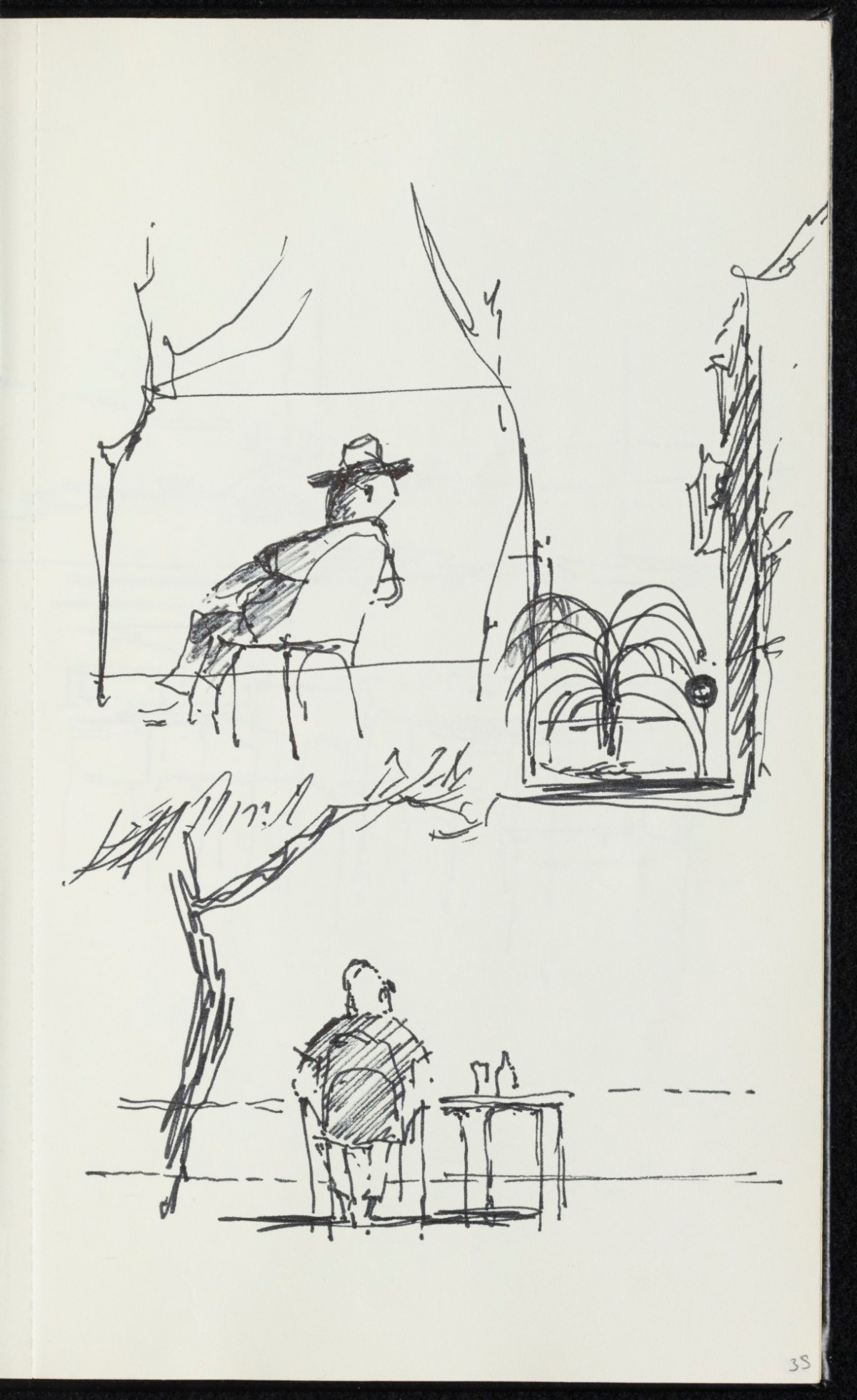Sir Hugh Casson PRA, Majorca, Italy and Pembrokeshire sketchbook