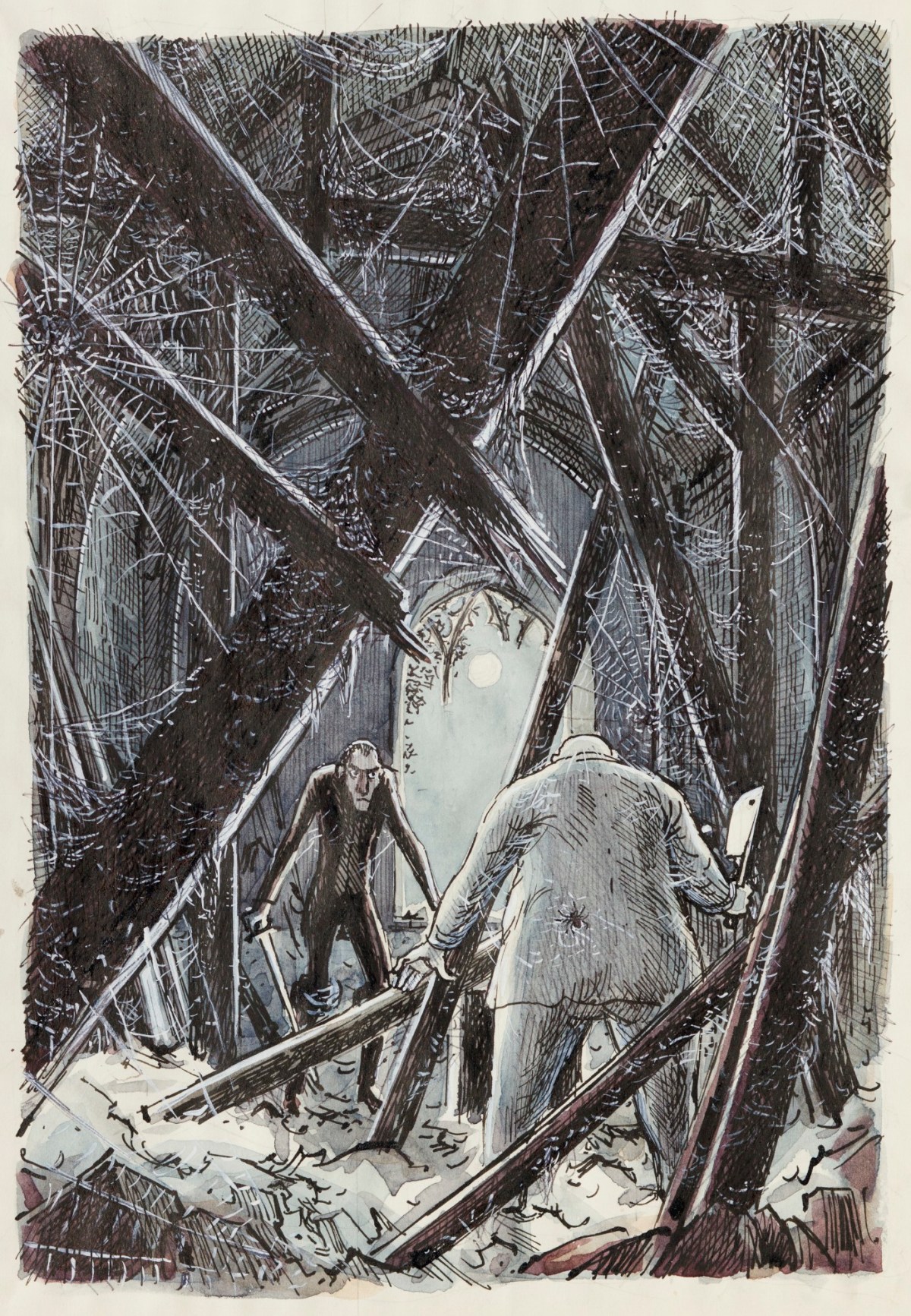 Charles W. Stewart, The Hall of Spiders