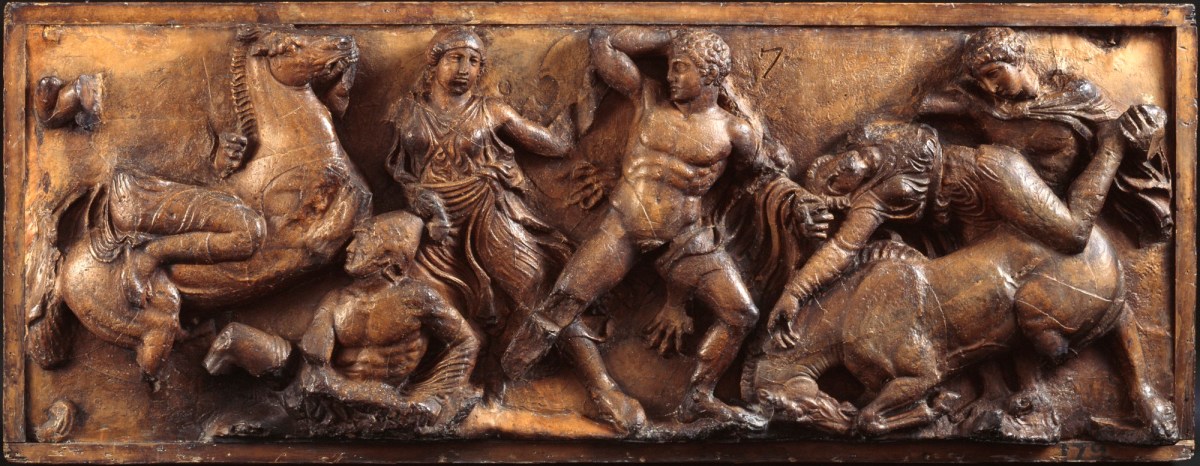 Unidentified sculptor, Herakles fighting an Amazon.