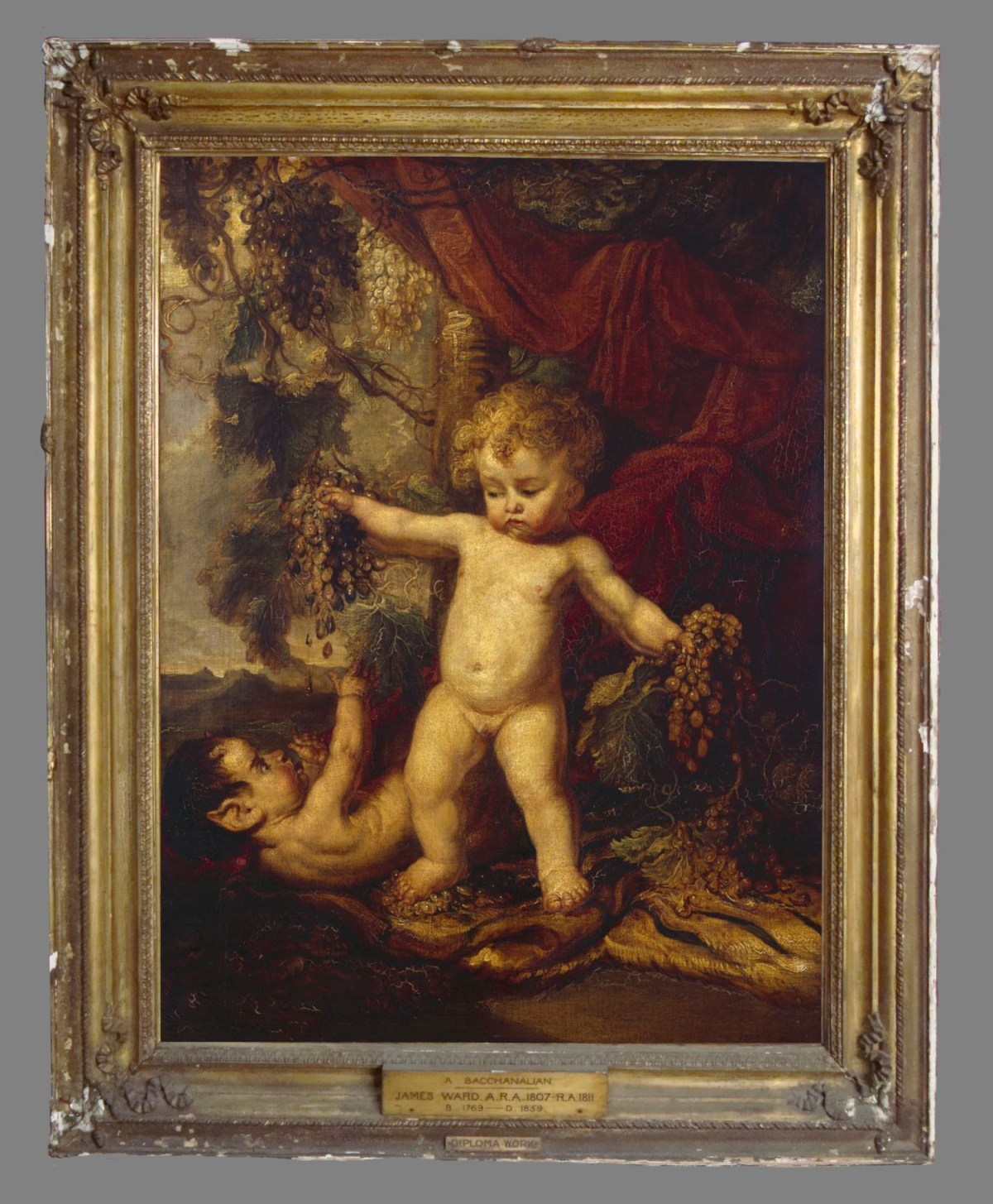 Unknown, Frame for James Ward RA 'Bacchanalian'