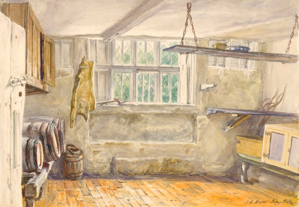Solomon Alexander Hart RA, Interior of a larder
