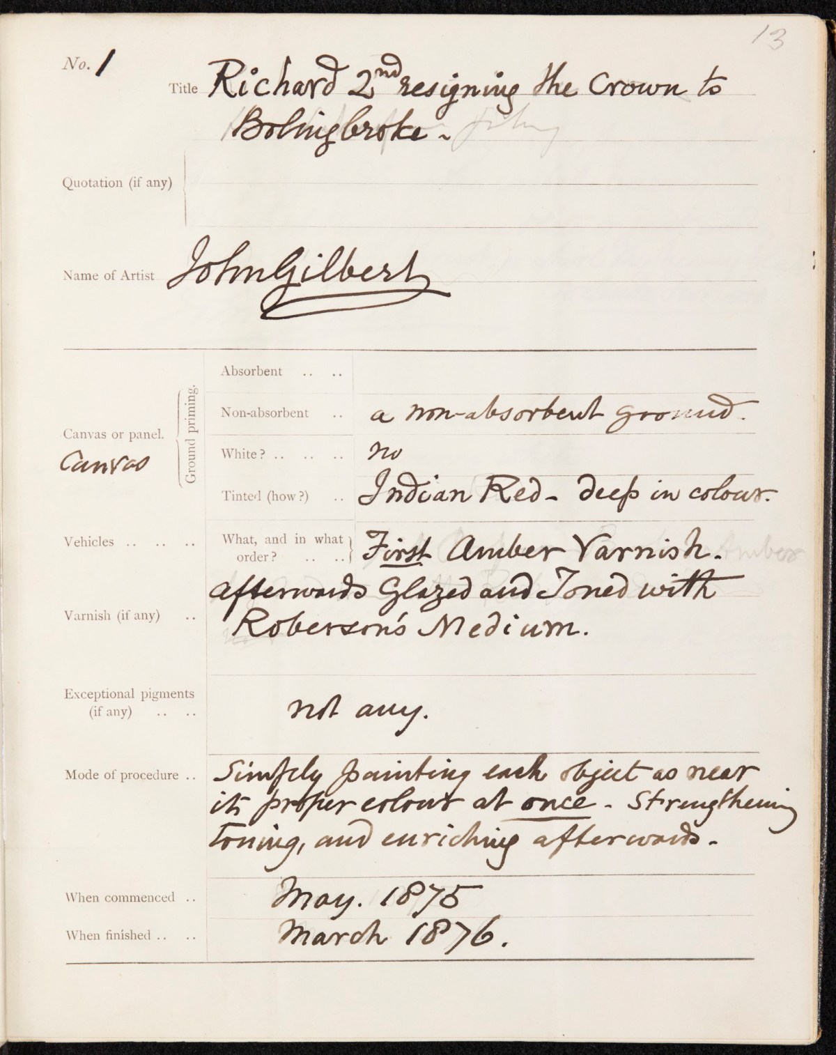 , Members' methods of procedure