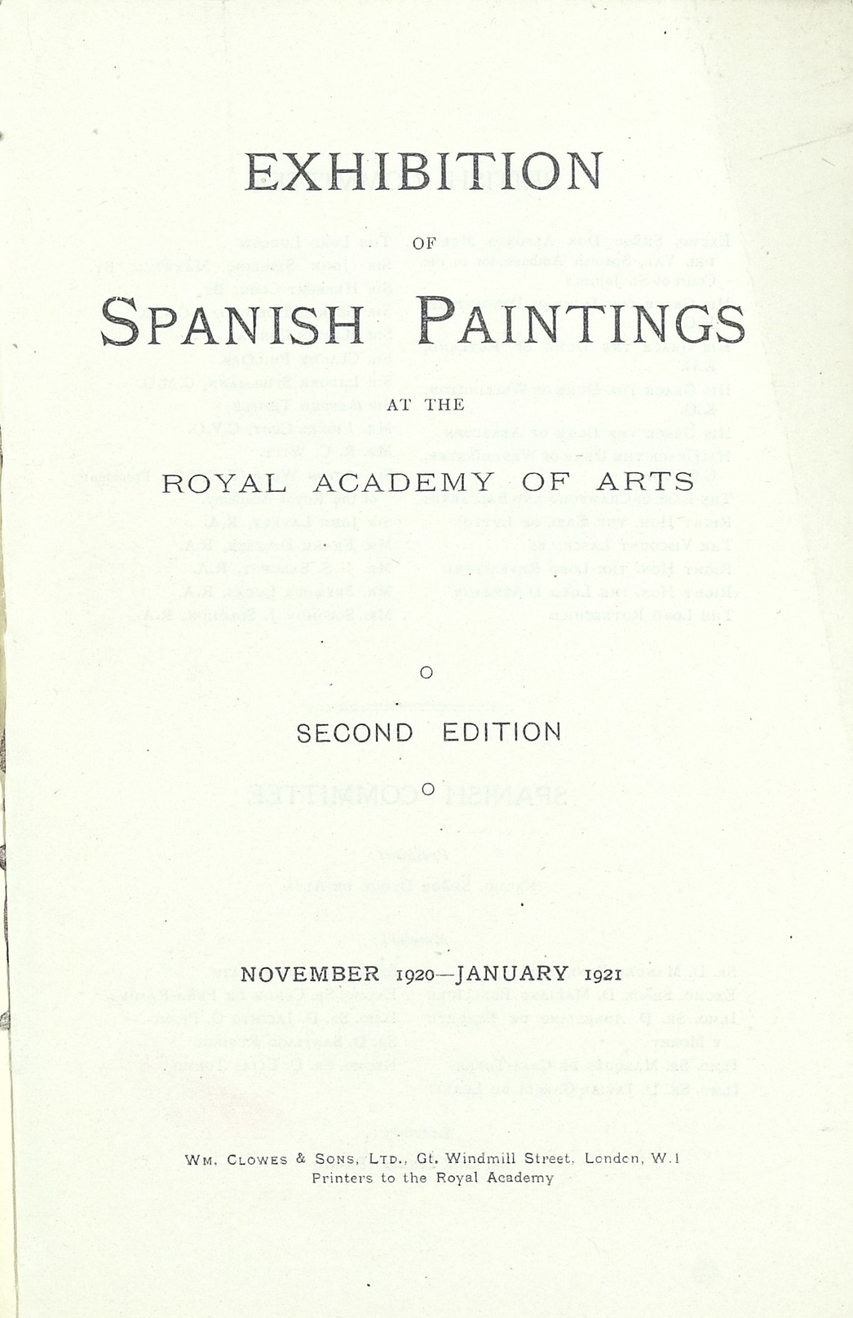 Page 3 of 1920-21 - Exhibition of Spanish Painting