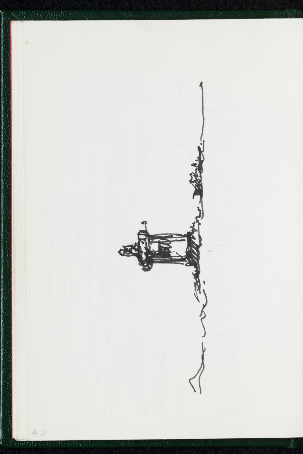 Sir Hugh Casson PRA, New England Connecticut sketchbook