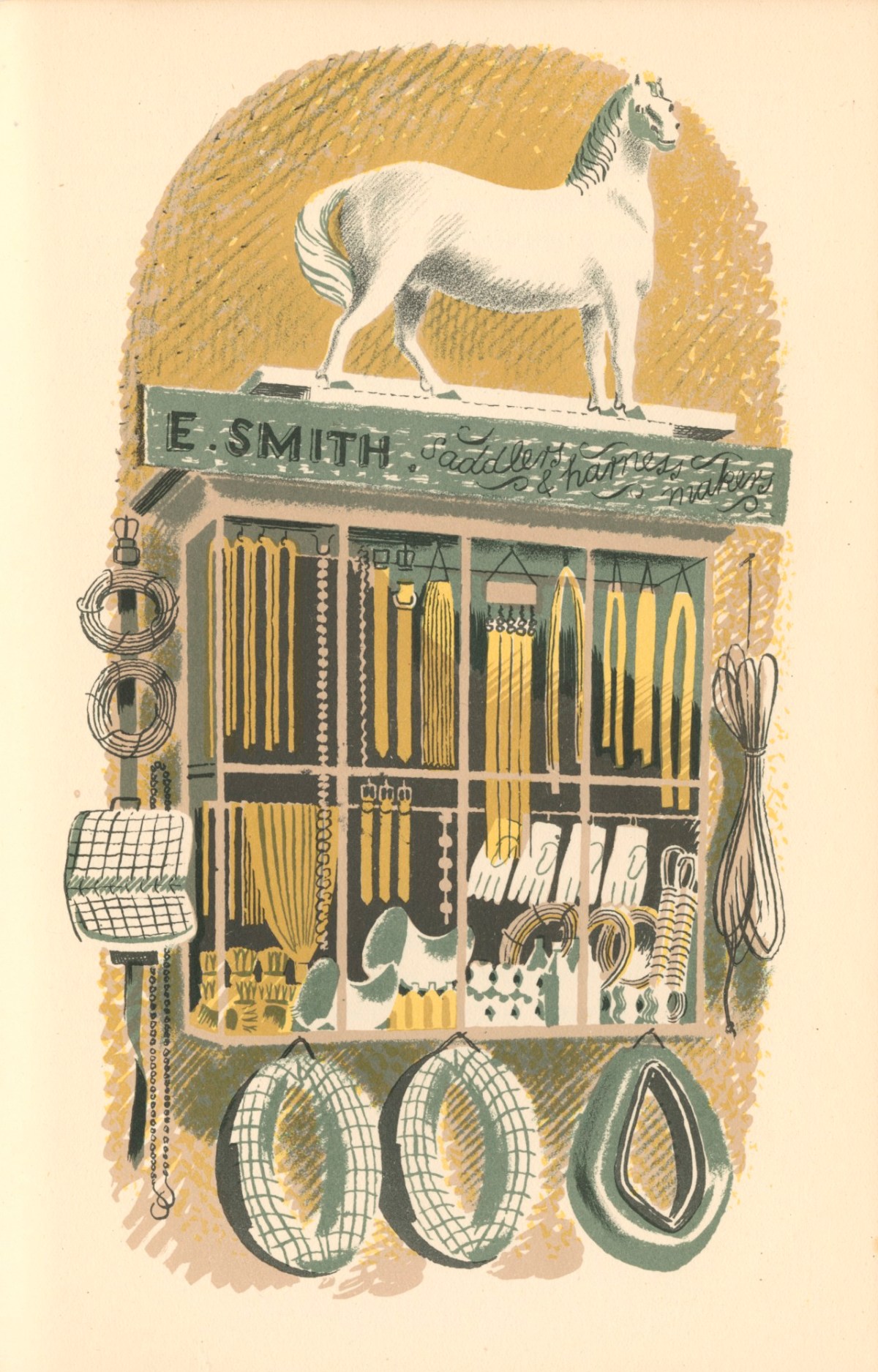 Eric Ravilious, Saddler and Harness Maker